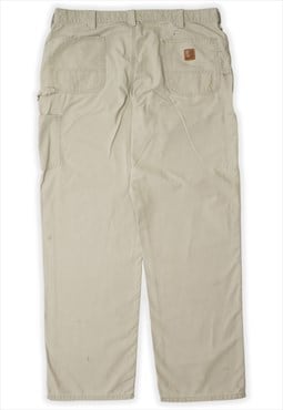 Vintage Carhartt Beige Carpenter Workwear Trousers Womens