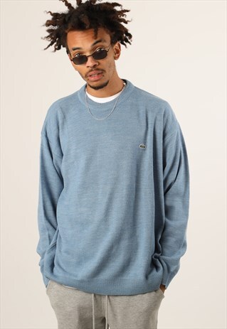VINTAGE LACOSTE EMBROIDERED LOGO SWEATSHIRT