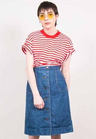 VINTAGE DENIM SKIRT