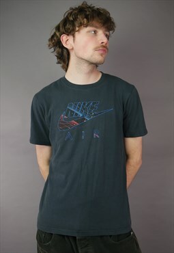 Vintage Nike Graphic T-Shirt in Grey