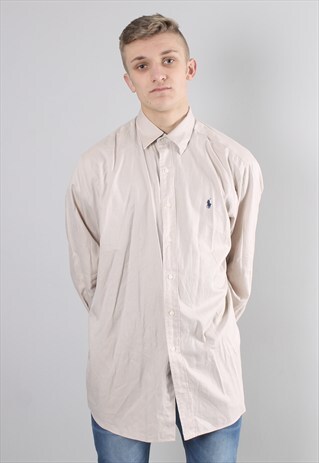 VINTAGE POLO RALPH LAUREN SHIRT LARGE