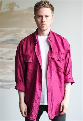 VINTAGE OVERSIZED SILK SHIRT