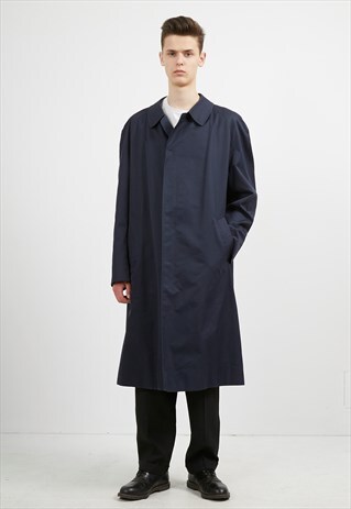 VINTAGE NAVY AQUASCUTUM CAR COAT