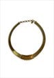 VINTAGE DIOR NECKLACE GOLD TONE CHUNKY STATEMENT CHOKER