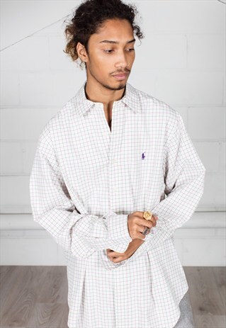 VINTAGE RALPH LAUREN OXFORD SMART CLASSIC FIT UNISEX SHIRT