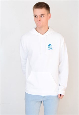 WHITE PINEAPPLE OCEAN (BLUE) HOODIE