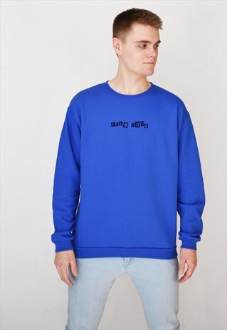 BLUE FAKE LOVE SWEATSHIRT