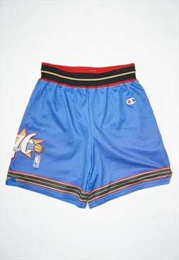 Vintage 90s NBA 76ERS Champion Shorts made in ITALY