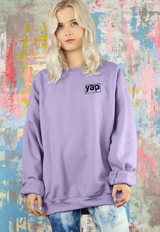 SWEATSHIRT IN ORCHID LILAC