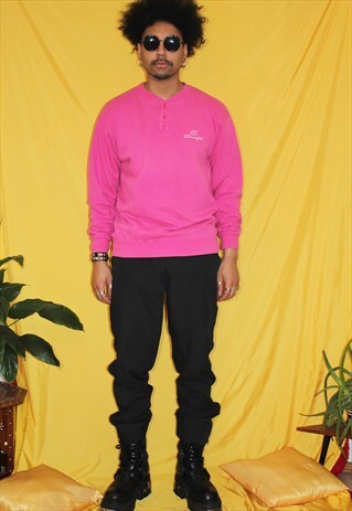 80S VINTAGE CHAMPION PINK SWEATSHIRT