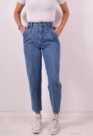 WOMENS VINTAGE JEANS W26 L29 BLUE 90S