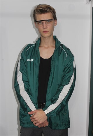 VINTAGE 90' OLDSCHOOL COOL GREEN UNISEX JACKET