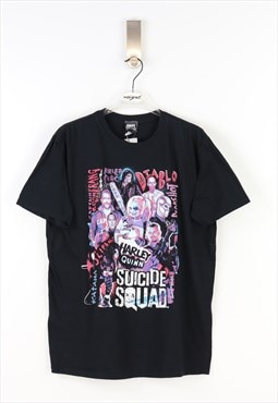 Suicide Squad Graphic T-shirt in Black - L