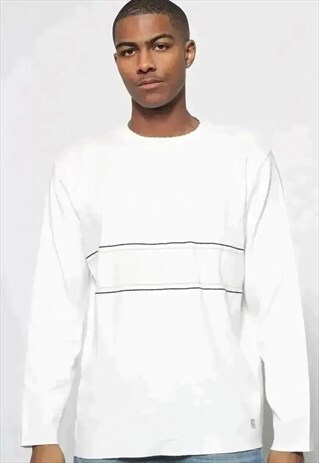 VINTAGE TRUSSARDI SWEATSHIRT JUMPER WHITE