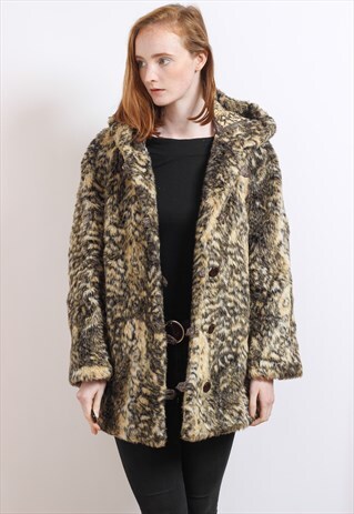 VINTAGE FAUX FUR JACKET