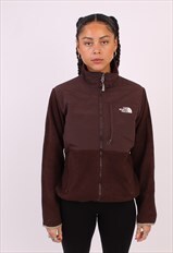 "Women's Vintage The North Face Brown Denali Fleece Jacket 
