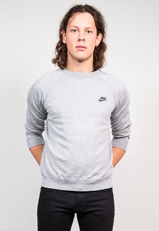 90'S VINTAGE GREY NIKE SWEATSHIRT