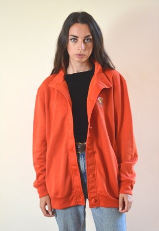 90S VINTAGE ORANGE FLOWER JACKET