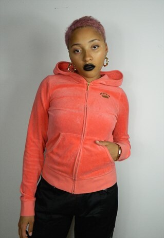 ORANGE VELOUR JACKET WITH GOLD