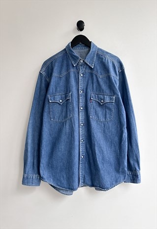 Vintage Levi's Denim Jeans Shirt