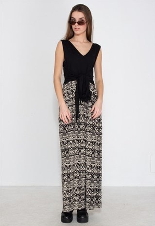 VINTAGE BLACK LONG DRESS