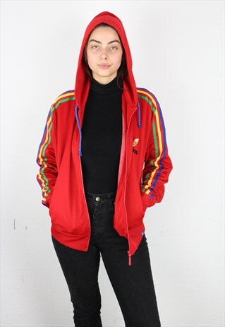 RED ADIDAS JACKET