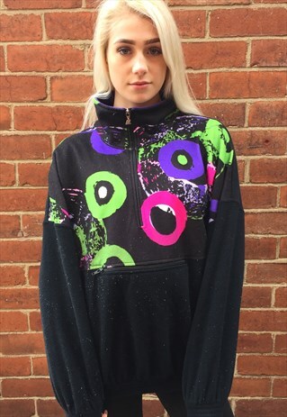 VINTAGE AZTEC NEON JUMPER
