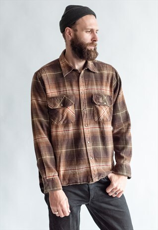 VINTAGE 90S LUMBERMAN SHIRT IN LONG SLEEVE