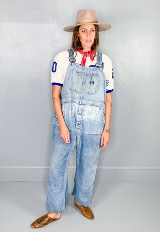 HICKORY PATCH FRAYED DUNGAREES