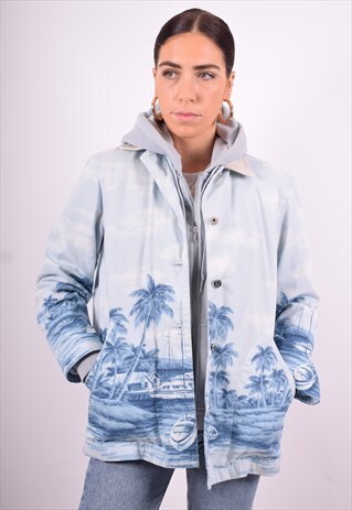RALPH LAUREN WOMENS VINTAGE JACKET SMALL MULTI 90'S