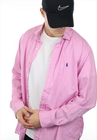 VINTAGE RALPH LAUREN SMALL LOGO STRIPED SHIRT