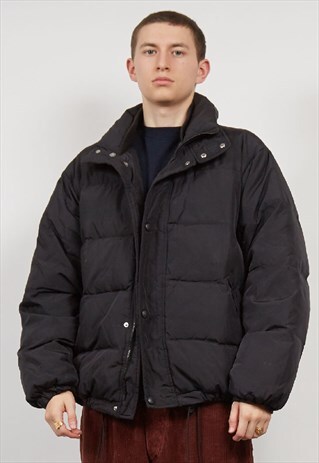 VINTAGE 90'S ARMANI BLACK PUFFER JACKET