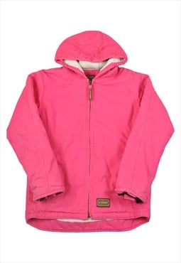 Vintage Workwear Active Jacket Sherpa Lined Pink Ladies XS