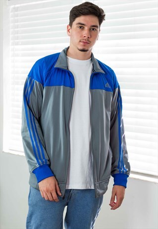 VINTAGE ADIDAS JACKET LOGO 90S L 18.1
