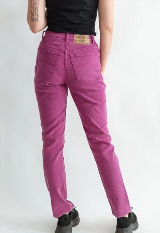 VINTAGE 80S PURPLE MOM STYLE DENIM