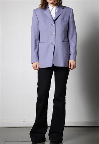 90'S WOOL&ANGORA BLAZER