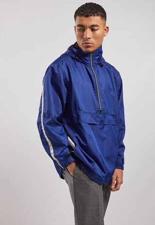 VINTAGE NIKE 1/2 ZIP WINDBREAKER JACKET