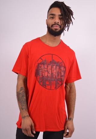 VINTAGE NIKE T-SHIRT TOP RED