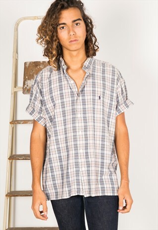 VINTAGE 80S POLO RALPH LAUREN SHIRT / R0083