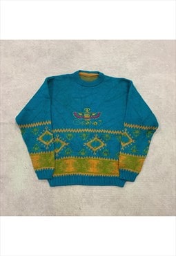 Vintage Knitted Jumper Women's M