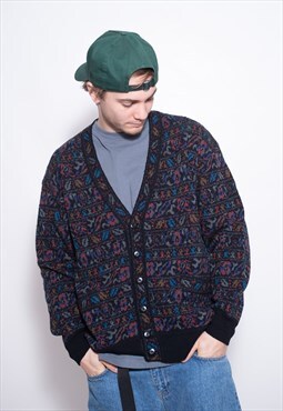 Vintage Missoni Wool 80s 90s Cardigan Pullover 