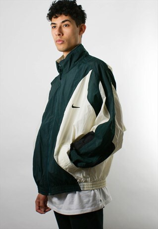 NIKE RARE WINDBREAKER JACKET, ZIP UP, BOMBER