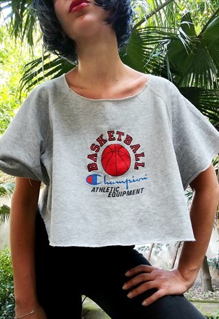 CHAMPION CROP PLUSHY T-SHIRT