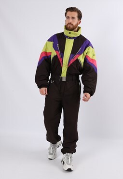 Vintage 90's Sergio Tacchini Full Ski Suit XL 44 - 46" (7BC)