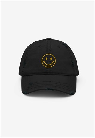 Smile Distressed cap