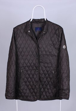Moncler vintage qualited jacket XS S brown
