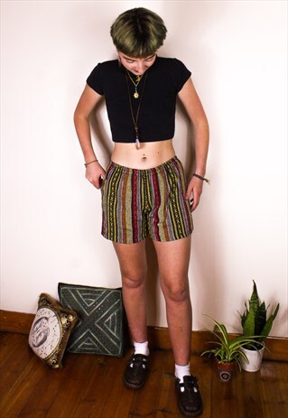 FAIRTRADE YELLOW WOVEN SHORTS