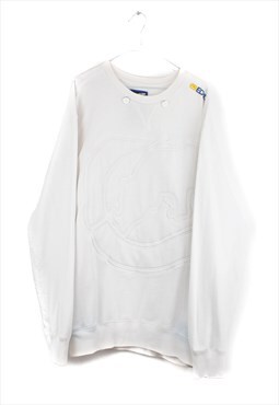Vintage Ecko Sweatshirt in White XL