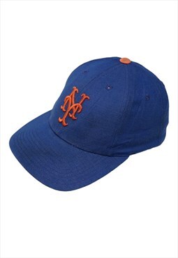 Vintage MLB Logo Athletic New York Mets Blue Cap Womens