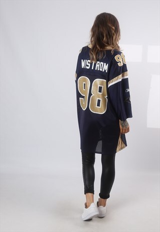 NFL OVERSIZED T-SHIRT SPORT JERSEY TOP FOOTBALL UK 20 (B72J)